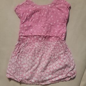 Joe Fresh Pink Heart Casual Kids Dress